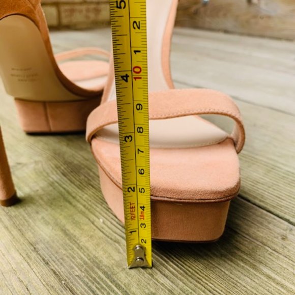 **HP** NWOB Stuart Weitzman nude Backupplat sandal size 9 - Picture 6 of 14